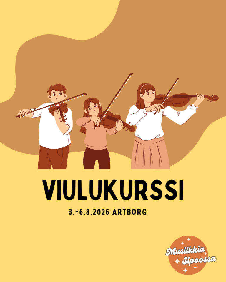 Viulukurssin juliste
